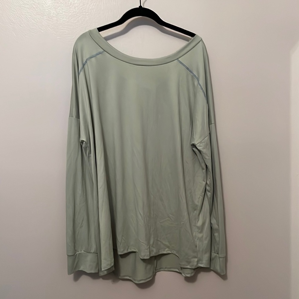 Sage green super soft top